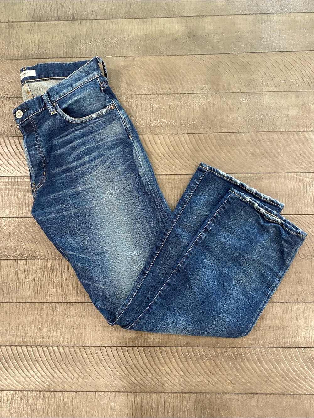Moussy Women's Straight Jeans in Medium Blue Wash